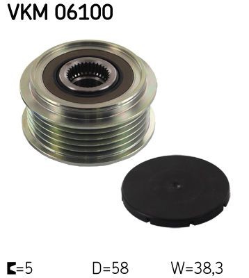 SKF Ελεύθερη περιστροφή γεννήτριας VKM 06100 SKF VKM06100 Μεμονωμένα εξαρτήματα Toyota Corolla E120 τιμες