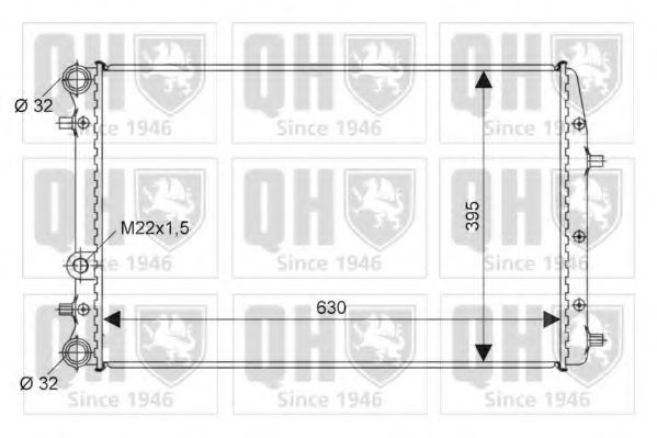 QUINTON HAZELL Radiatore motore QER2368 QER2368 costo Radiatore QUINTON HAZELL SEAT LEON