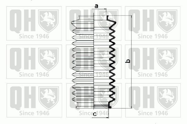 QUINTON HAZELL Kit soffietto, Sterzo QG1174 QG1174 QUINTON HAZELL Cuffia braccetto sterzo OPEL prezzo