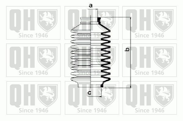 QUINTON HAZELL Lenkmanschette, Satz QG1428 Lenkmanschettensatz QUINTON HAZELL CADDY QG1428 günstig
