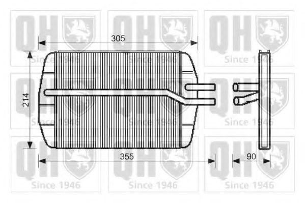 QUINTON HAZELL Scambiatore calore per riscaldamento abitacolo QHR2138 QHR2138 Radiatore riscaldamento QUINTON HAZELL FORD TRANSIT costo