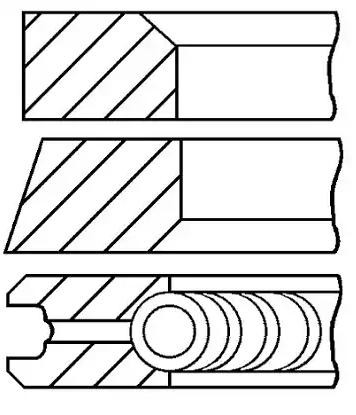 GOETZE ENGINE Stempelringsett 08-123400-00 GOETZE ENGINE 08-123400-00 originale Stempelringer Suzuki SS80 hva koster