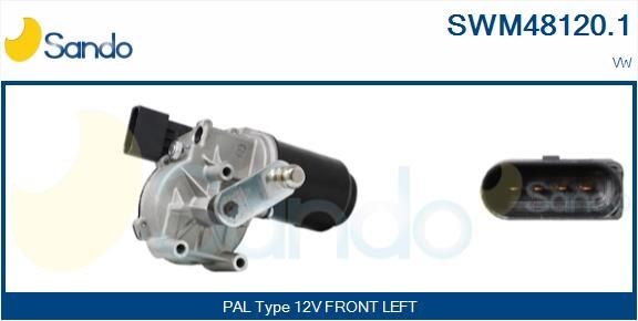 SANDO Scheibenwischermotor SWM48120.1 Heckwischermotor SANDO Volkswagen NEW BEETLE SWM48120.1