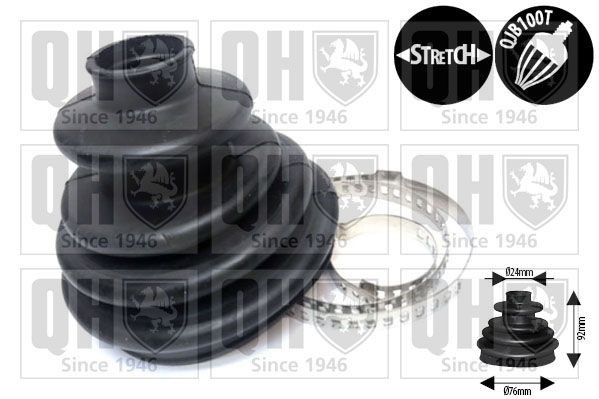 QUINTON HAZELL Mansjett, drivaksel QJB8060 Drivknutemansjett QUINTON HAZELL BOXER QJB8060 billige