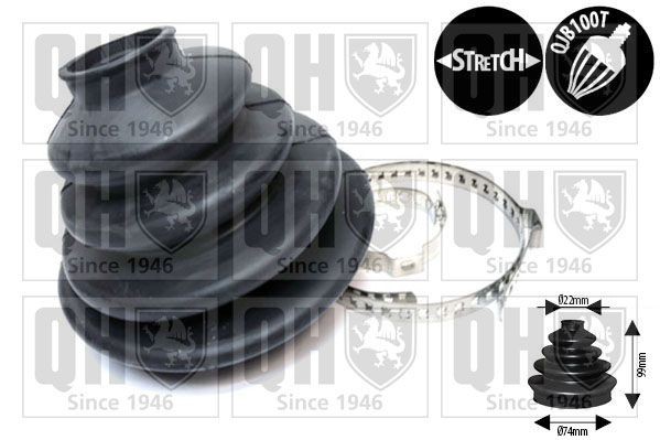 QUINTON HAZELL Mansjett, drivaksel QJB8070 Drivakselmansjett QUINTON HAZELL 5 QJB8070 billige