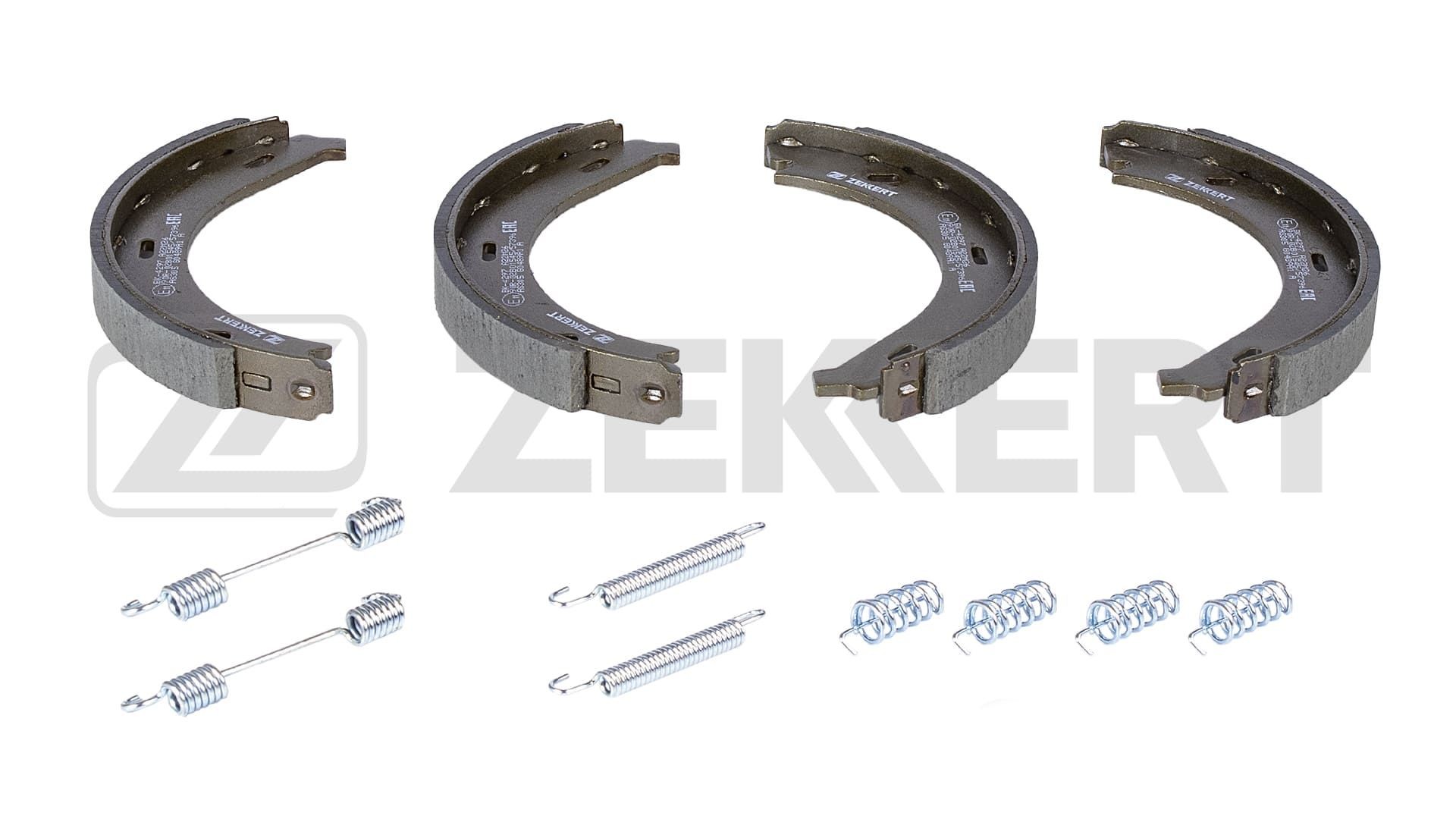 ZEKKERT Piduriklotside komplekt BK-4297 Trummelpiduriklotsid MERCEDES-BENZ ZEKKERT BK-4297