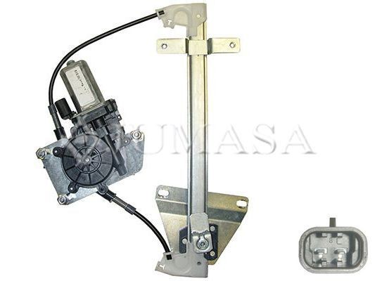 Stikla pacelšanas mehānisms JUMASA ZR DN111 R JUMASA ZR DN111 R Stikla pacēlāji aizmugurē kreisais Nissan X-TRAIL 2001