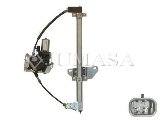 Aknatõstuk JUMASA ZR DN79 R JUMASA ZR DN79 R: Aknatõstuk Nissan ALMERA 2002