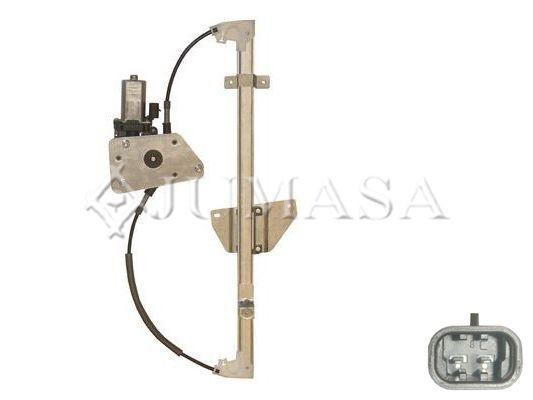 Stikla pacelšanas mehānisms JUMASA ZR DN94 R JUMASA ZR DN94 R Stikla pacēlāji NISSAN NAVARA 2015