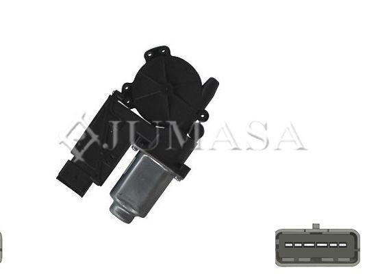 Elektrische motor, raamopener JUMASA ZR DNO174 R C JUMASA ZR DNO174 R C Motortje voor elektrisch raam NISSAN QASHQAI 2006