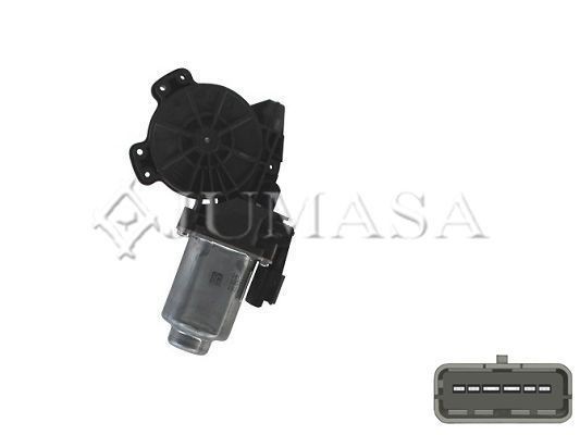 JUMASA Elektrische motor, raamopener ZR DNO175 L C JUMASA ZR DNO175 L C Raammotor PORSCHE 718 originele