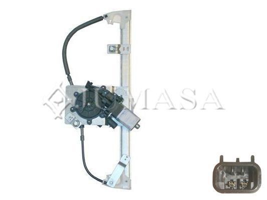 JUMASA Stikla pacelšanas mehānisms ZR FT94 R JUMASA ZR FT94 R Stikla pacēlāji Fiat 500 Cabrio lēti