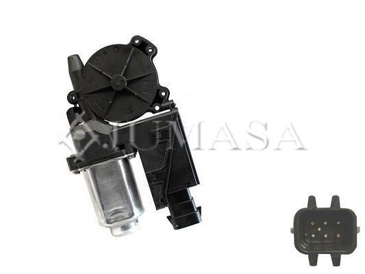 Motor eléctrico, elevador de vidro JUMASA ZR OPO108 R C JUMASA ZR OPO108 R C Motor de vidro elétrico OPEL MERIVA 2008