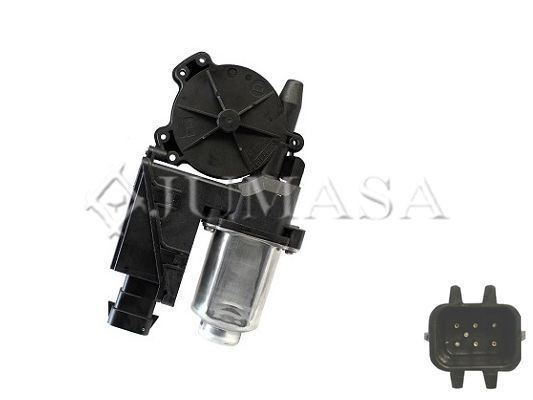 Motor eléctrico, elevador de vidro JUMASA ZR OPO112 L C JUMASA ZR OPO112 L C Motor eléctrico elevador de vidro OPEL MERIVA 2008