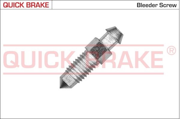 QUICK BRAKE Βίδα / βαλβίδα εξαέρωσης 0053X QUICK BRAKE 0053X Βίδα / βαλβίδα εξαέρωσης