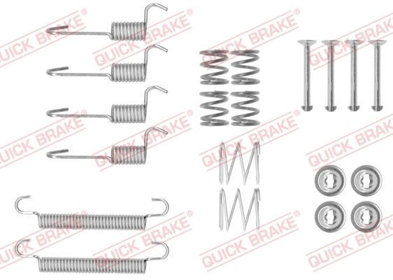 QUICK BRAKE Sada príslużenstva čeľustí parkovacej brzdy 105-0008 QUICK BRAKE 105-0008 originálne Sada príslużenstva brzdovej čeľuste Hyundai i10 IA cena