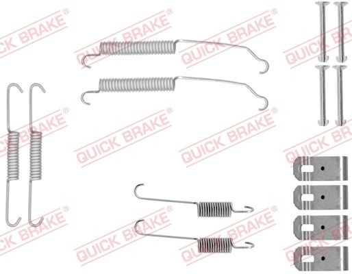 QUICK BRAKE Tilbehørsett, bremsesko 105-0015 QUICK BRAKE 105-0015 Tilbehørsett bremsesko 818 Stasjonsvogn pris