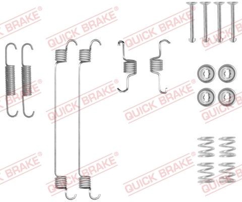 QUICK BRAKE Lisakomplekt, Piduriklotsid 105-0018 QUICK BRAKE 105-0018 Lisakomplekt piduriklotsid Kia Rio UB odav