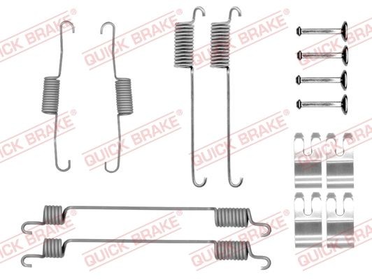QUICK BRAKE Tilbehørsett, bremsesko 105-0030 105-0030 Tilbehørsett bremsesko QUICK BRAKE FORD TRANSIT CONNECT