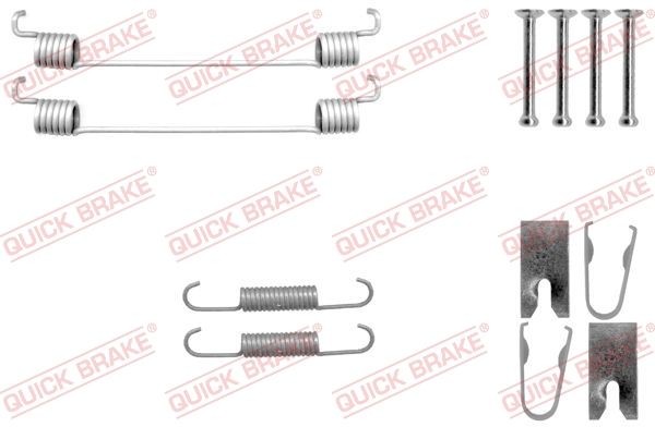 QUICK BRAKE Monteringssats, bromsbackar 105-0042 QUICK BRAKE 105-0042 Monteringssats bromsbackar TOYOTA Yaris IV (_P21_, _PA1_, _PH1_)