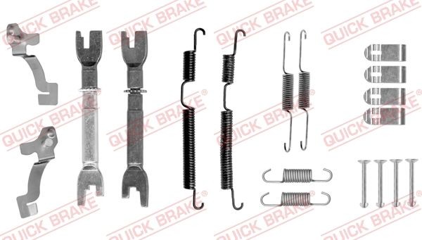 QUICK BRAKE Tilbehørsett, bremsesko 105-0045S QUICK BRAKE 105-0045S originale Tilbehørsett bremsesko Hyundai Accent 3 hva koster