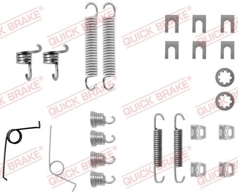QUICK BRAKE Lisakomplekt, Piduriklotsid 105-0545 QUICK BRAKE 105-0545 Lisakomplekt piduriklotsid Bravo II Van (198) hind