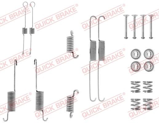 QUICK BRAKE Tilbehørsett, bremsesko 105-0615 QUICK BRAKE 105-0615 originale Tilbehørsett bremsesko HYUNDAI i30 pris