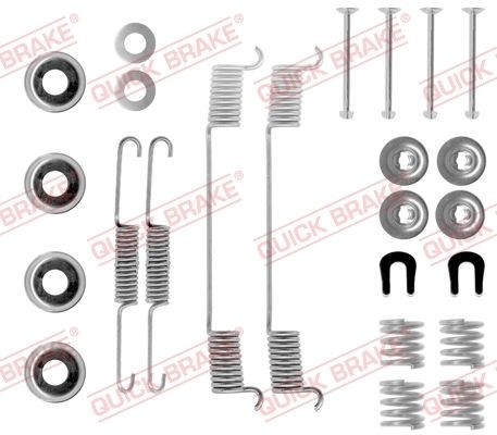 QUICK BRAKE Kit de acessórios, maxilas do travão 105-0635 QUICK BRAKE 105-0635 Kit de acessórios maxilas do travão Ford ESCORT originais