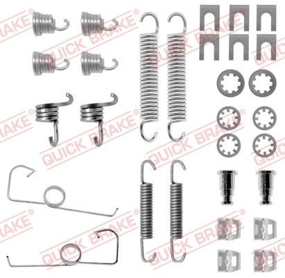 QUICK BRAKE Sada príslużenstva brzdovej čeľuste 105-0644 105-0644 Sada príslużenstva brzdovej čeľuste QUICK BRAKE CITROЁN C-ELYSEE
