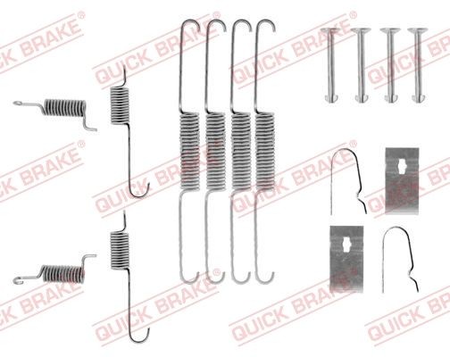 QUICK BRAKE Kit de acessórios, maxilas do travão 105-0663 QUICK BRAKE 105-0663 Kit de acessórios maxilas do travão Mazda 323 III (BF) a um preço acessível