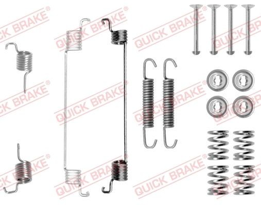 QUICK BRAKE Piederumu komplekts, Bremžu loki 105-0672 QUICK BRAKE 105-0672 Piederumu komplekts bremžu loki DACIA 1410 Universālis lēti