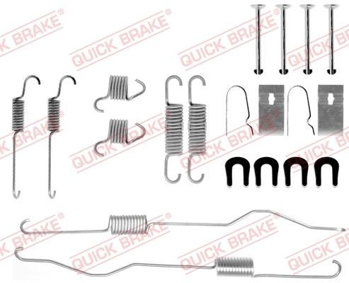 QUICK BRAKE Toebehoren, remschoen 105-0694 Rem montageset QUICK BRAKE CHEROKEE 105-0694 goedkoop