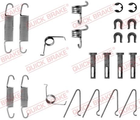 QUICK BRAKE Tilbehørsett, bremsesko 105-0703 Tilbehørsett bremsesko QUICK BRAKE Skoda 130 105-0703