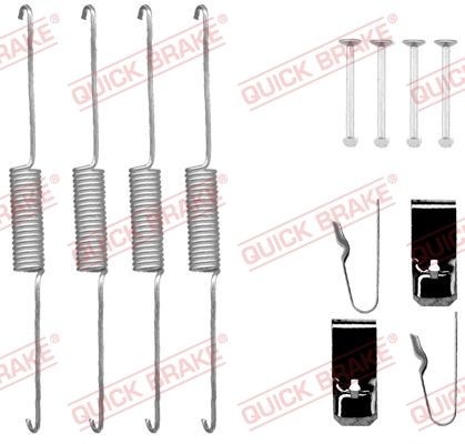 QUICK BRAKE Kit accessori, Ganasce freno 105-0725 105-0725 costo Kit di accessori per ganasce freno SUZUKI GRAND VITARA QUICK BRAKE