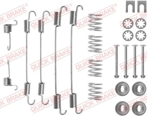QUICK BRAKE Kit d'accessoires, mâchoire de frein 105-0747 QUICK BRAKE 105-0747 Kit d'accessoires frein de stationnement Nissan Kubistar Van X80 pas cher