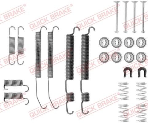 QUICK BRAKE Kit accessori, Ganasce freno 105-0762 105-0762 Kit di accessori per ganasce freno MITSUBISHI PAJERO SPORT QUICK BRAKE costo