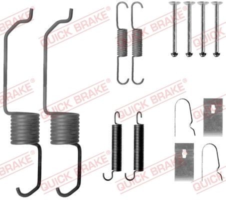 QUICK BRAKE Kit de acessórios, maxilas do travão 105-0798 Kit de acessórios maxilas do travão Mazda CP 105-0798 QUICK BRAKE
