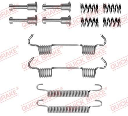 QUICK BRAKE Piederumu komplekts, Stāvbremzes mehānisma bremžu loks 105-0801 QUICK BRAKE 105-0801 orģinālās Piederumu komplekts bremžu loki BMW E87 cena