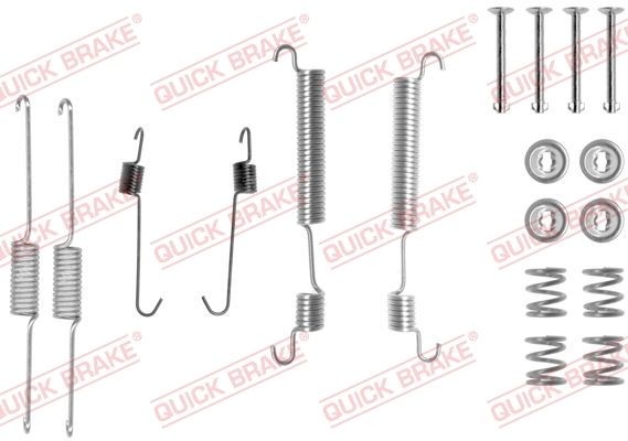 QUICK BRAKE Tilbehørsett, bremsesko 105-0822 Tilbehørsett bremsesko QUICK BRAKE Hyundai SONATA 105-0822