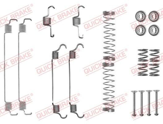 QUICK BRAKE Monteringssats, bromsbackar 105-0835 Byta Monteringssats bromsbackar AUSTIN METRO pris QUICK BRAKE 105-0835