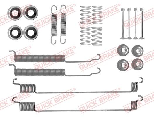 QUICK BRAKE Kit de acessórios, maxilas do travão 105-0843 QUICK BRAKE 105-0843 Kit de acessórios maxilas do travão Nissan Pathfinder R50 a um preço acessível