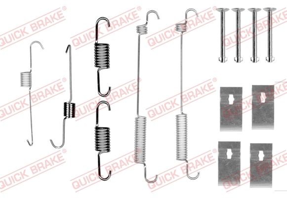 QUICK BRAKE Kit accessori, Ganasce freno 105-0846 QUICK BRAKE 105-0846 Kit di accessori per ganasce freno Elantra V Sedan (MD) prezzo