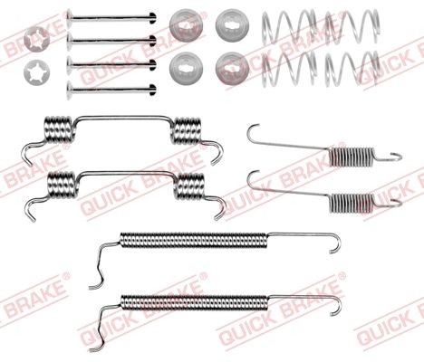 QUICK BRAKE Piederumu komplekts, Bremžu loki 105-0849 QUICK BRAKE 105-0849 Piederumu komplekts bremžu loki Toyota CROWN orģinālās