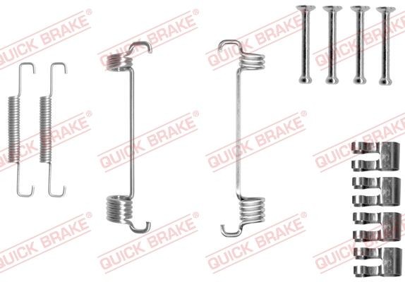 QUICK BRAKE Tilbehørssæt, parkeringsbremsebakker 105-0851 QUICK BRAKE 105-0851 Tilbehørssæt, parkeringsbremsebakker