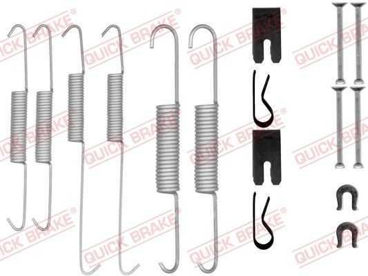QUICK BRAKE Monteringssats, bromsbackar 105-0854 Byta Monteringssats bromsbackar Toyota Celica RA28 kostnad QUICK BRAKE 105-0854