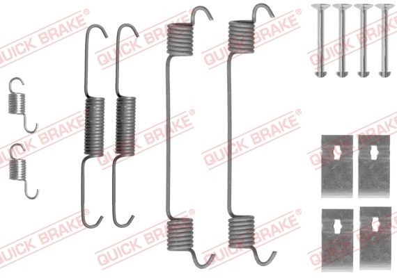 QUICK BRAKE Kit accessori, Ganasce freno 105-0860 105-0860 costo Kit di accessori per ganasce freno SUZUKI GRAND VITARA QUICK BRAKE