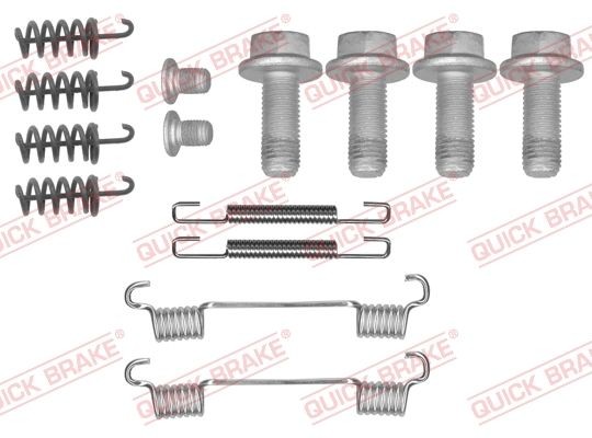 QUICK BRAKE Toebehoren, parkeerremschoen 105-0878 105-0878 Rem montageset QUICK BRAKE MERCEDES-BENZ VITO