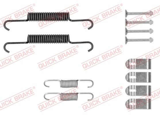QUICK BRAKE Tilbehørsett, håndbremsesko 105-0881 105-0881 Tilbehørsett bremsesko QUICK BRAKE OPEL OMEGA