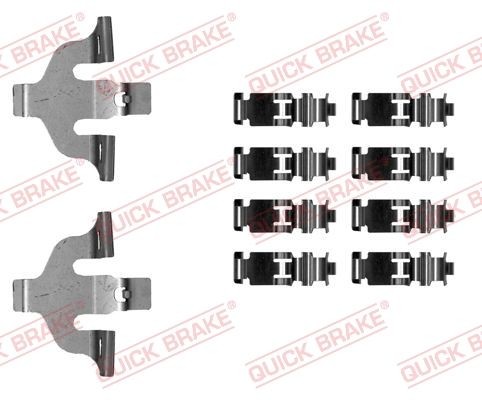 QUICK BRAKE Monteringssett, bremseklosser 109-0030 Tibehørsett, skivebremse belegg AUDI QUICK BRAKE 109-0030