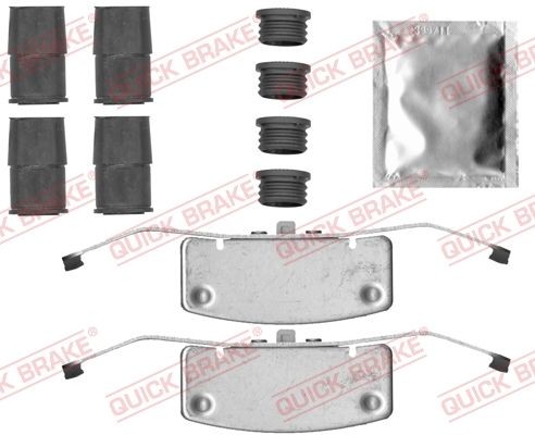 QUICK BRAKE Kit d'accessoires, plaquette de frein à disque 109-0052 109-0052 QUICK BRAKE Kit d'accessoires, plaquette de frein à disque Jaguar pas cher